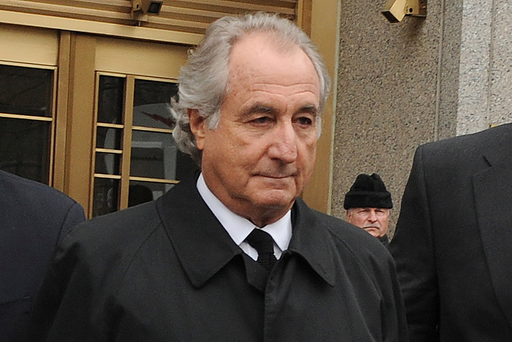 Phony financier Bernie Madoff pled guilty in 2009 admitting that he used his wealth management business to create a massive Ponzi scheme which enriched himself, his family and others. He was sentenced to 150 years, and died in prison in 2021.