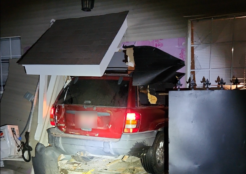 Annabel Torres has been accused of stealing her ex-boyfriend's partner's car and driving it into his house