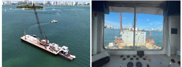 A forensic review of Insua’s cellphone revealed internet activity while the tugboat was underway, including at or near the time of the collision
