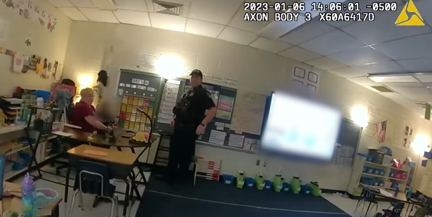 Richneck Elementary School educator Amy Kovac holds the 6-year-old boy who shot and wounded first-grade teacher Abby Zwerner in 2023 using his mother's gun