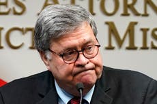 Bill Barr responds to Democrats' fear that Trump won't leave office: 'I’ve never heard of that crap'