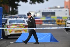 Birmingham stabbing news — live: Suspect at large after one killed and seven injured in ‘major’ city centre attack