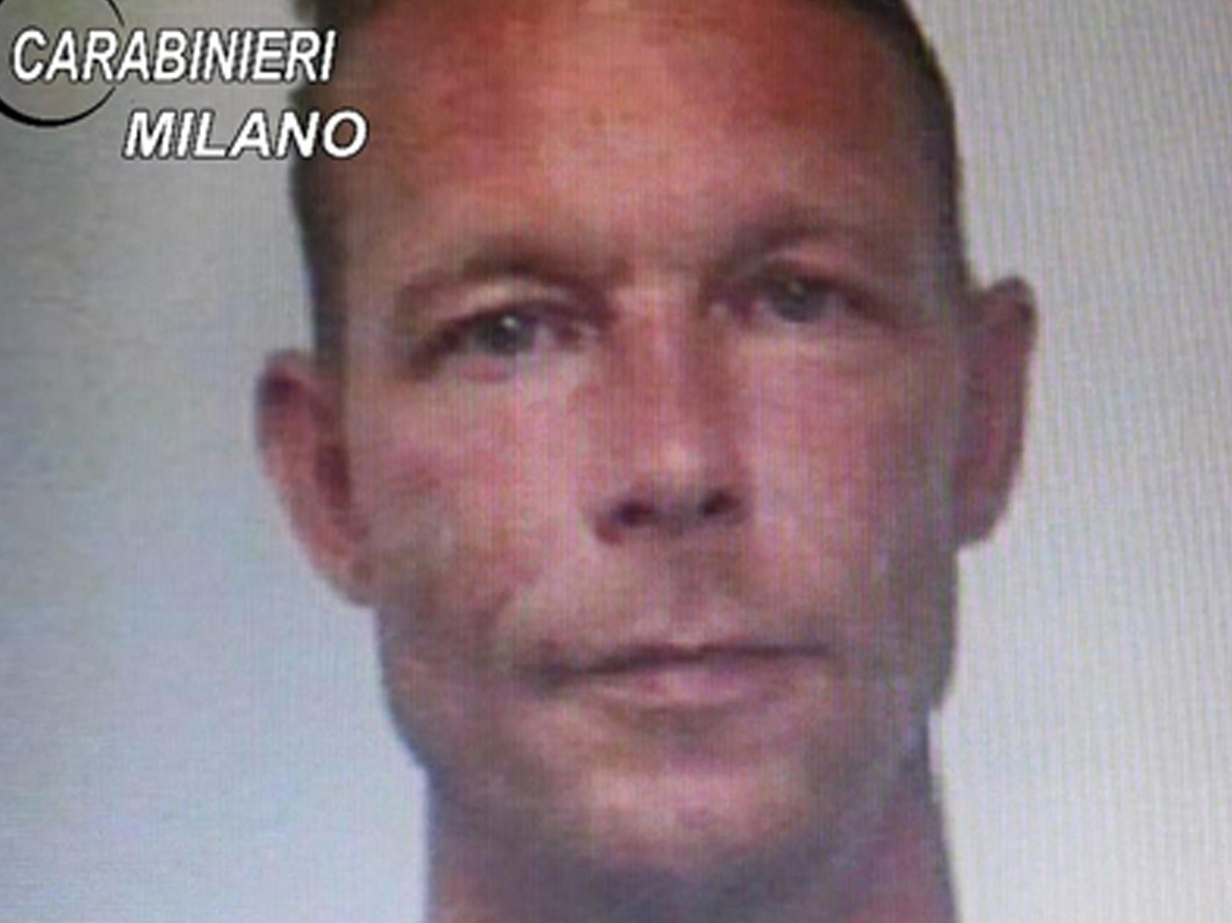 Suspect Christian Bruckner, pictured in 2018 when he was arrested in Italy for drug trafficking