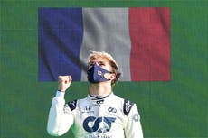 Italian Grand Prix result: Pierre Gasly fights off Carlos Sainz to win thriller at Monza and take first victory