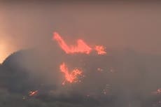 California wildfire: Gender reveal party sparks huge blaze forcing hundreds to evacuate