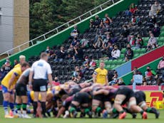 Fans return to bring a sense of normality as Harlequins aim to continue leading by example