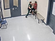 Sheriff Deputy put on leave after footage shows him attacking black teenager at juvenile centre