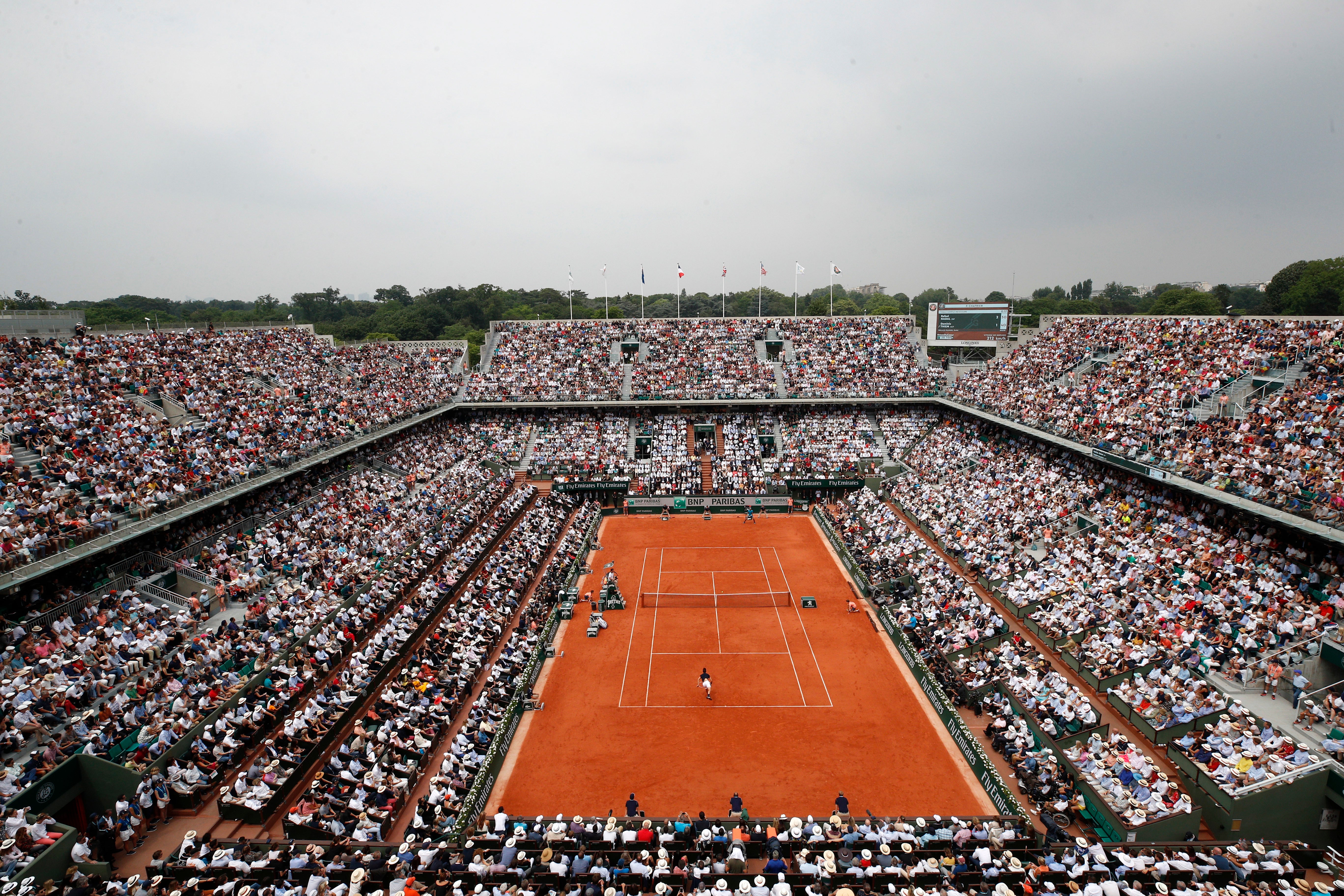 The French open will permit 11,500 fans to attend each day at Roland Garros