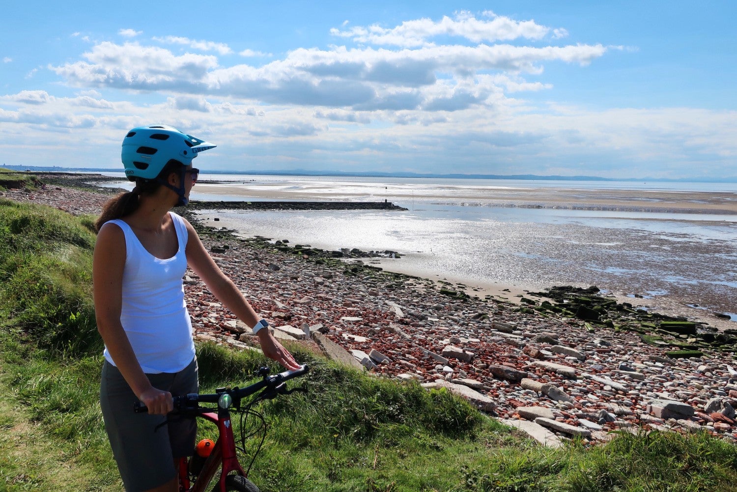 Cathy Toogood at Hightown Beach