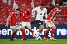 Denmark vs England player ratings: Jack Grealish provides a spark amid drab Nations League draw