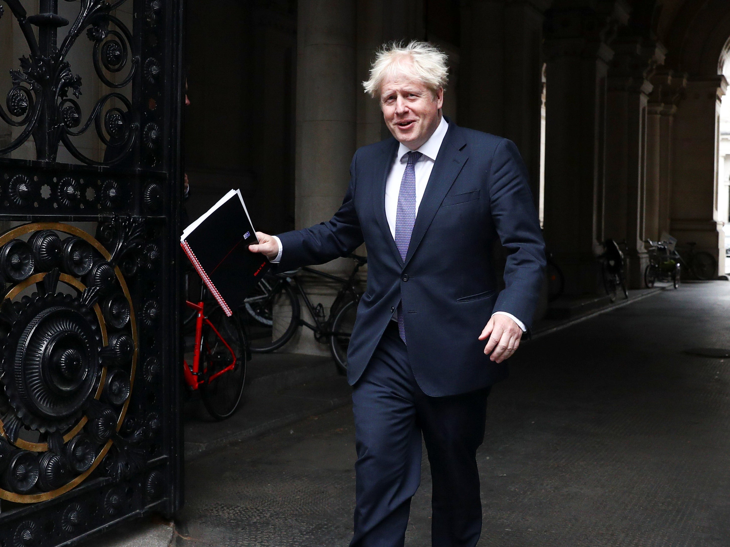 Boris Johnson at Downing Street