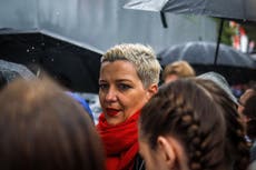 Belarusian opposition leader Maria Kolesnikova being held on suspicion of state treason