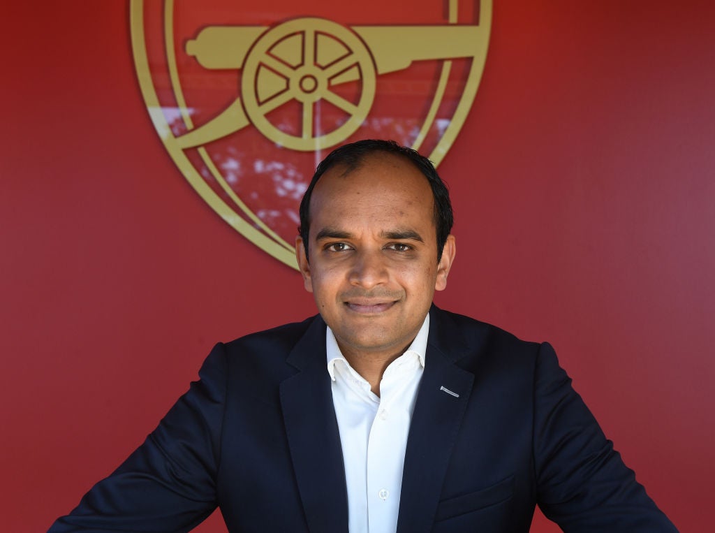 Arsenal chief executive Vinai Venkatesham