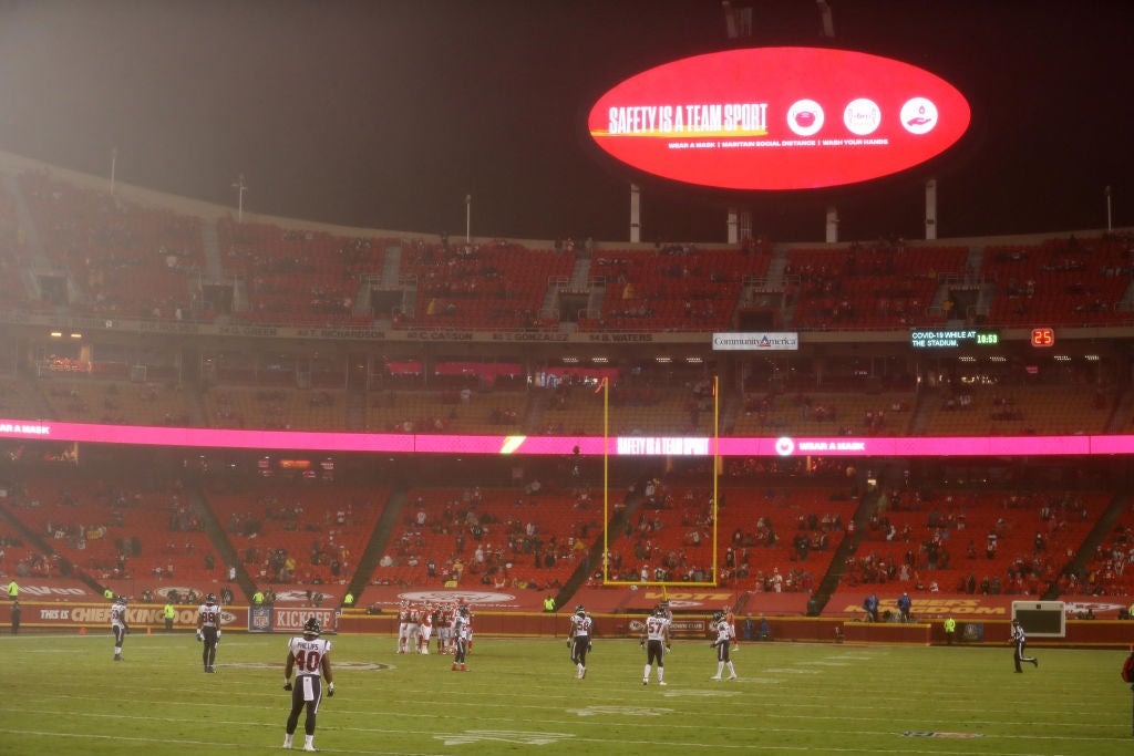 Some fans showed dissent during a moment of silence