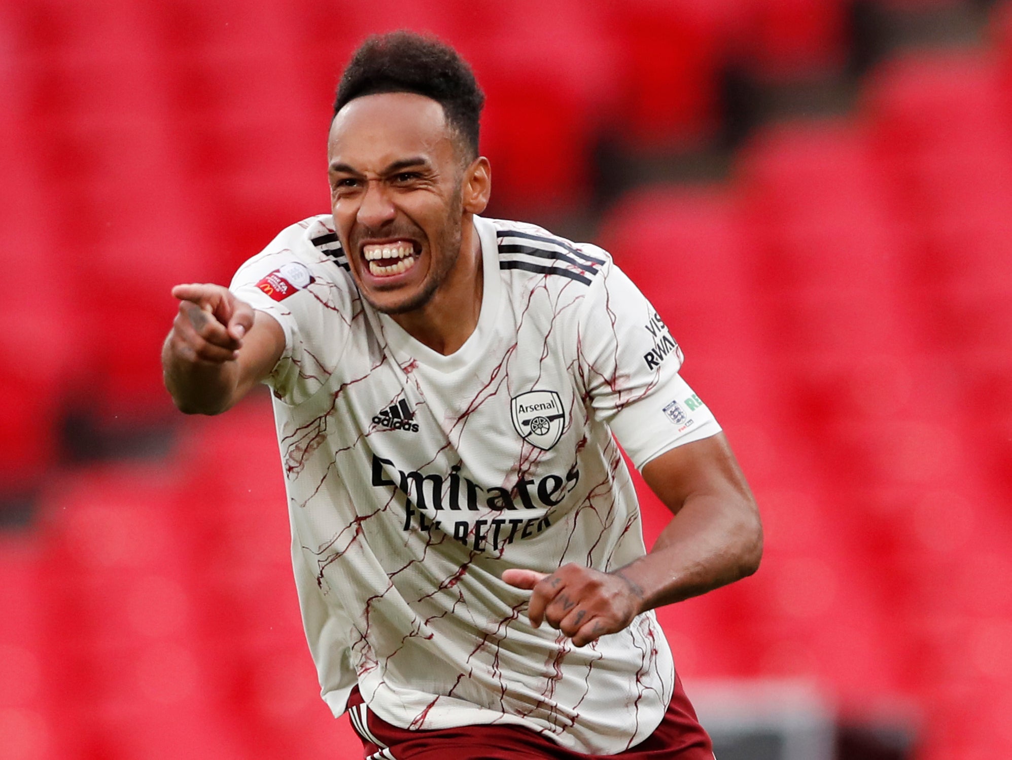 Arsenal forward Pierre-Emerick Aubameyang