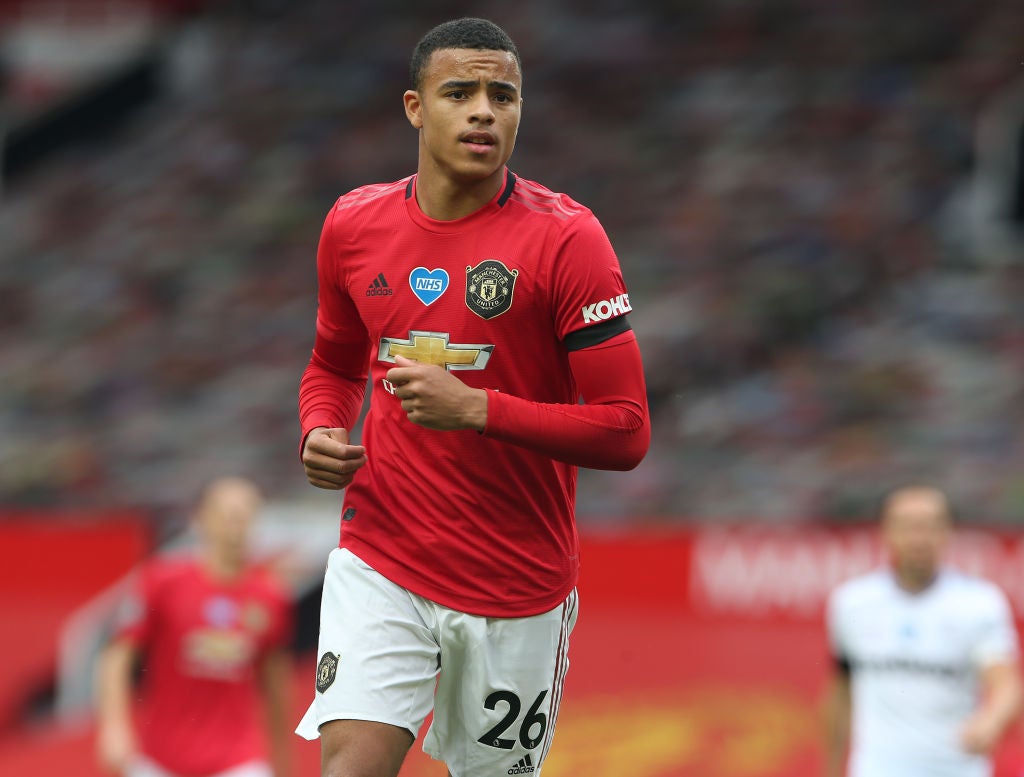 Manchester United forward Mason Greenwood