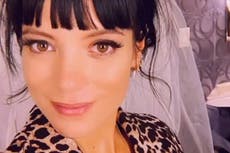 Lily Allen shares unseen photos of wedding to David Harbour