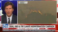 Tucker Carlson says climate change is a liberal invention ‘like racism' in shocking on-air rant