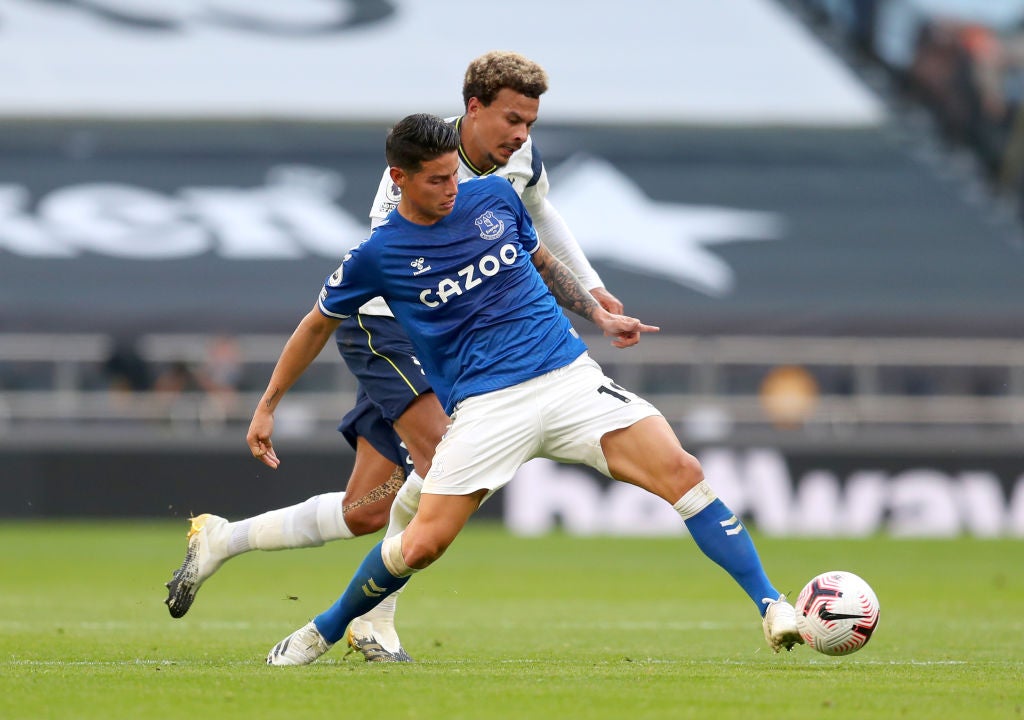 Rodriguez impressed on his Everton debut