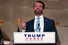 Donald Trump Jr falsely claims California law ‘normalises paedophilia’