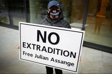 Julian Assange faces ‘effective life sentence’ if convicted in US, court is told