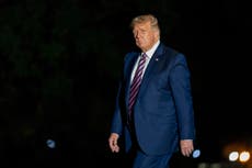 Trump says Woodward book ‘boring’