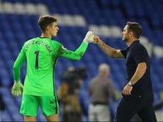 Gary Neville tells Frank Lampard he won’t win the Premier League with Kepa Arrizabalaga in goal