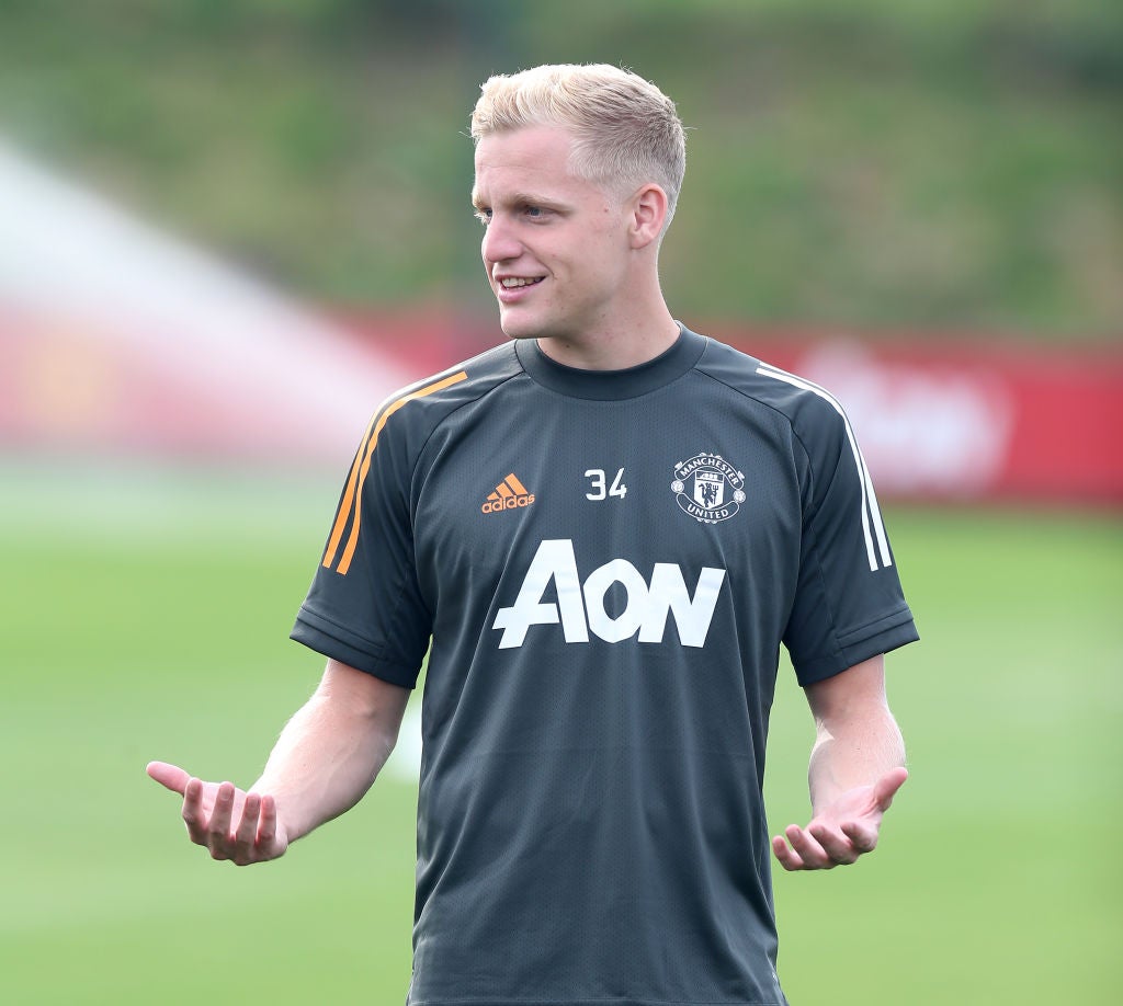 Donny van de Beek joined United from Ajax this summer