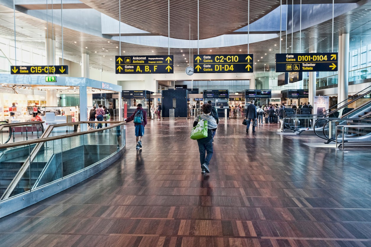 Passengers at Copenhagen Airport