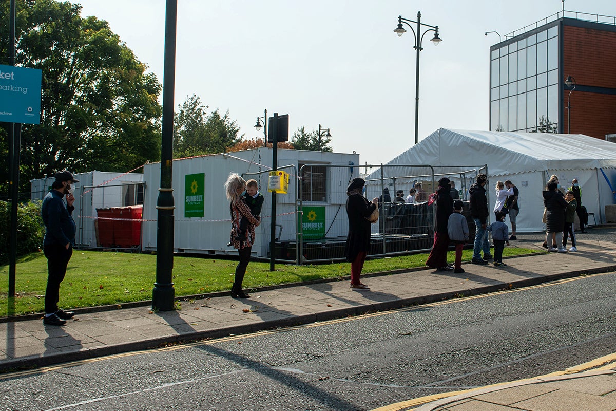 Difficulties in obtaining a test have led some people to turn up at A&E