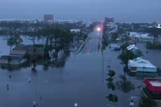 Drone footage reveals the terrifying aftermath of Hurricane Sally