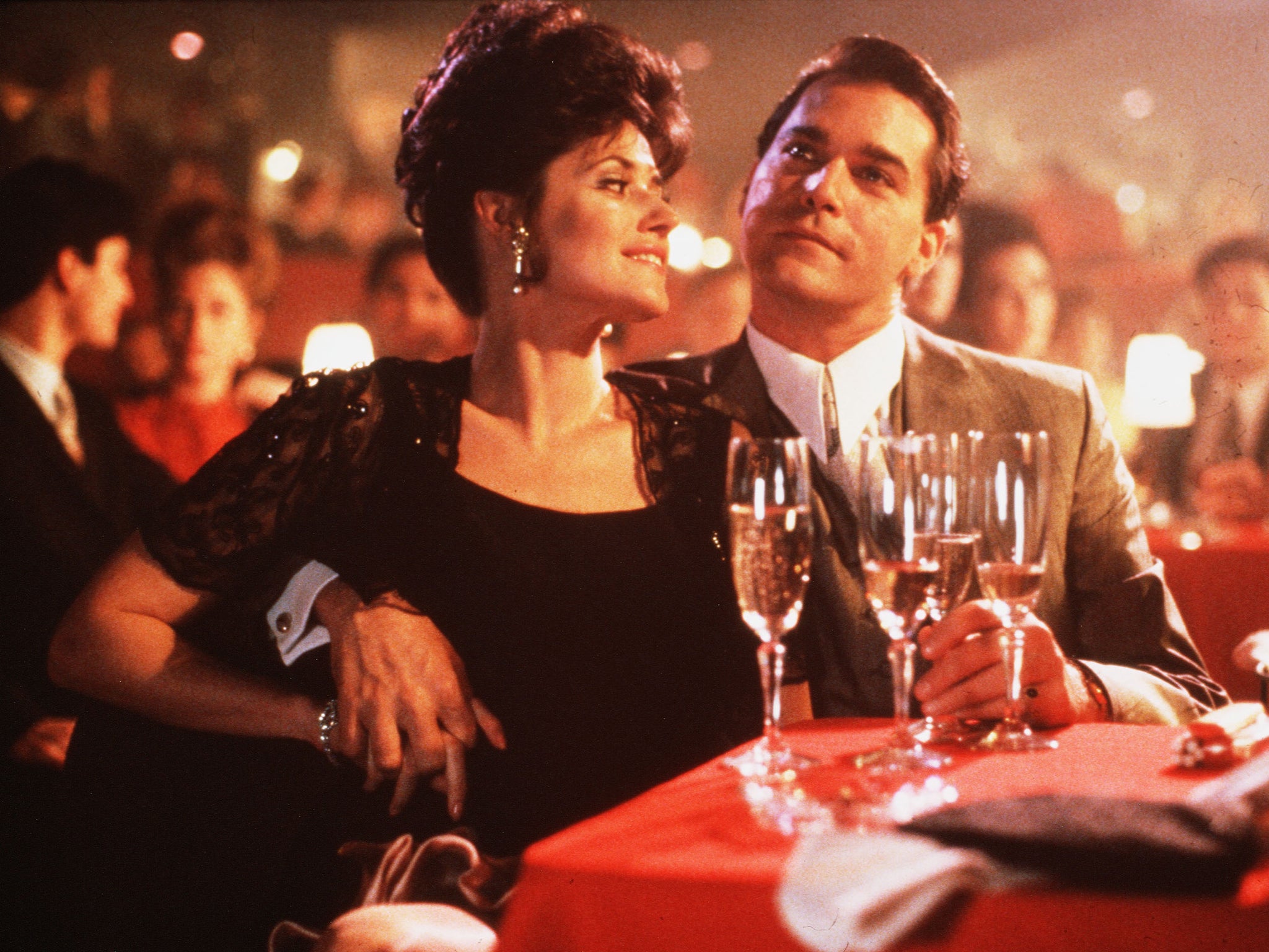 Lorraine Bracco with Liotta in 'Goodfellas'