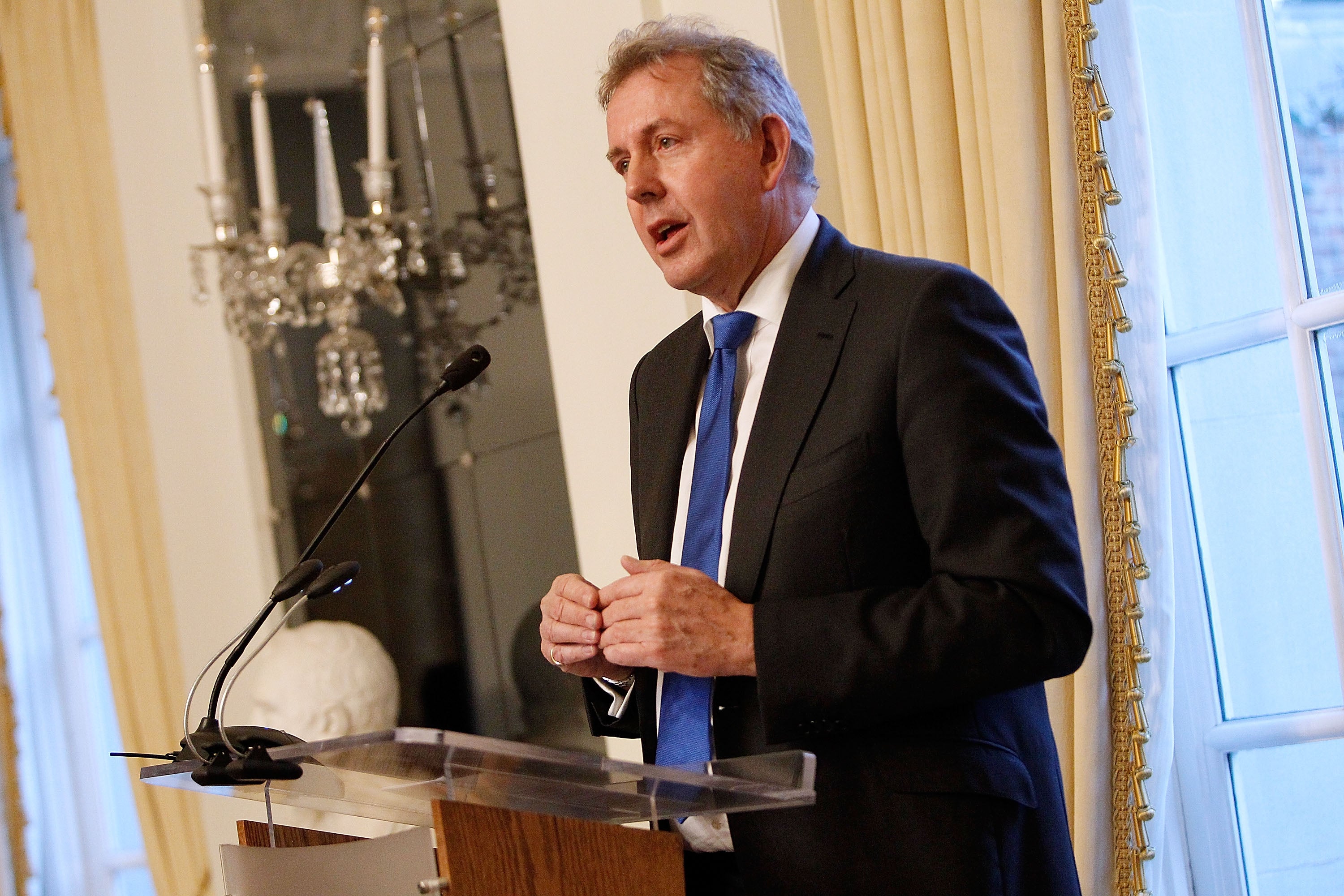 Darroch was made a peer by Theresa May