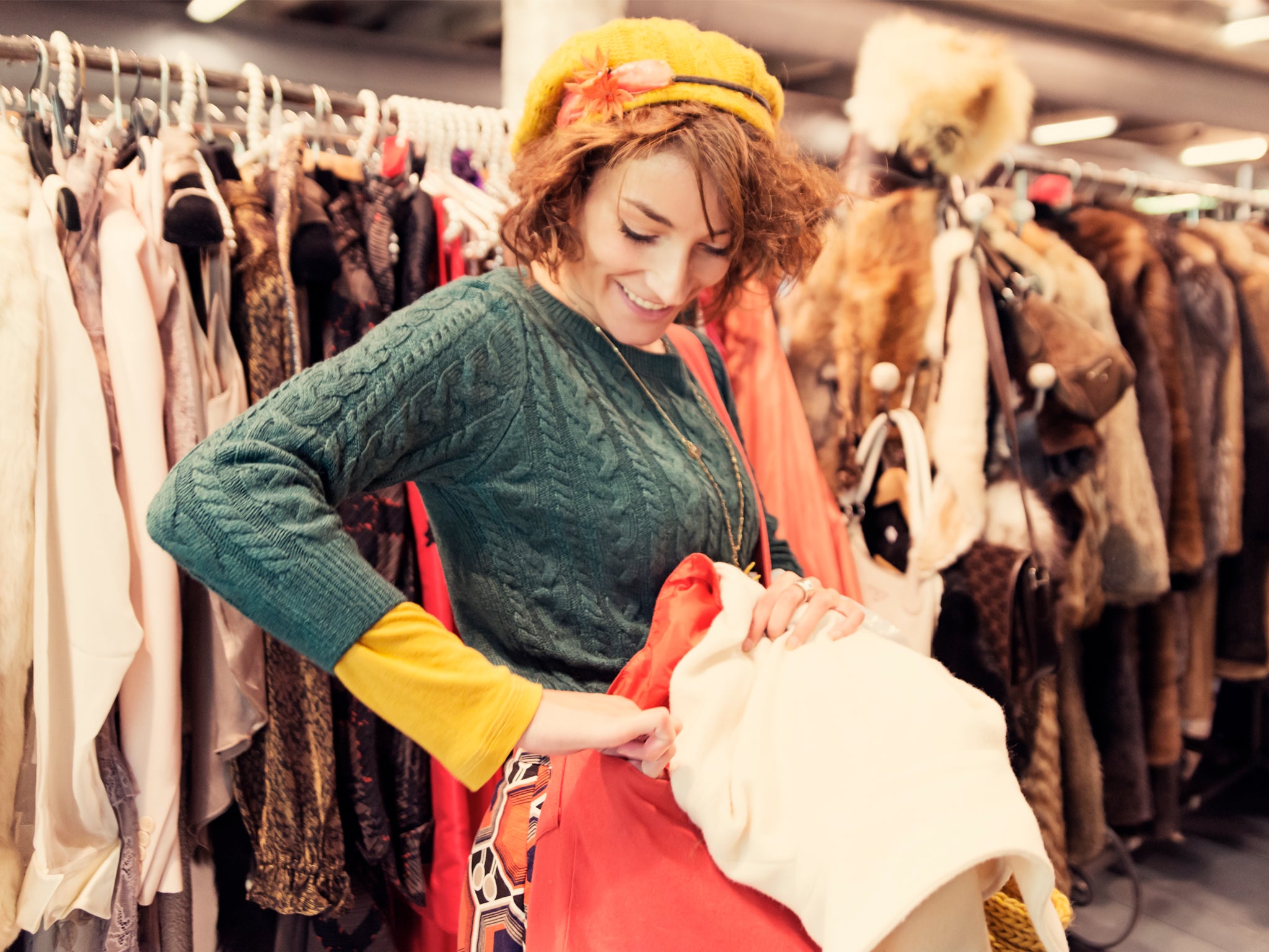 The survey found Britons are shopping more at thrift and second hand shops