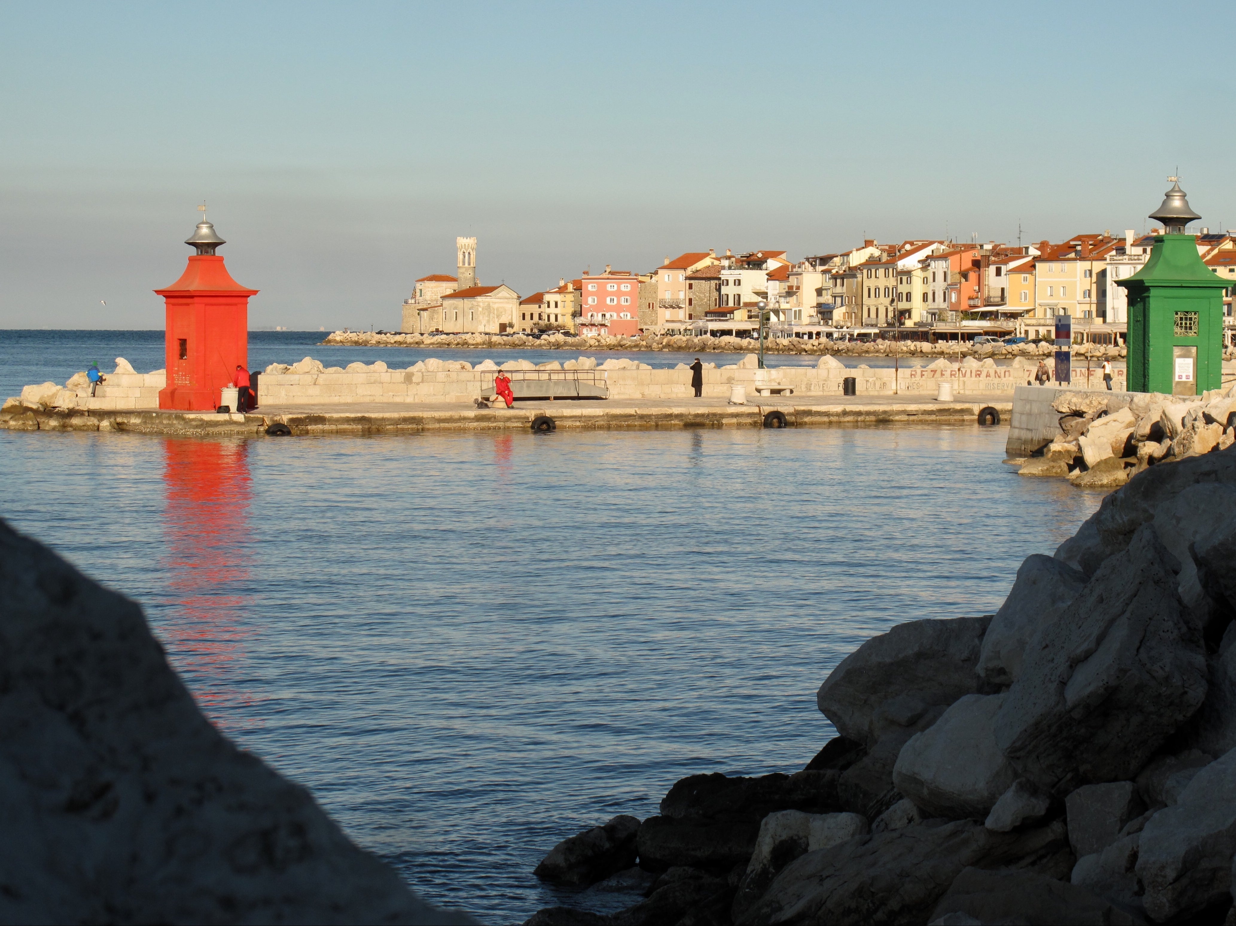 Danger zone: the Slovenian town of Piran at sunset