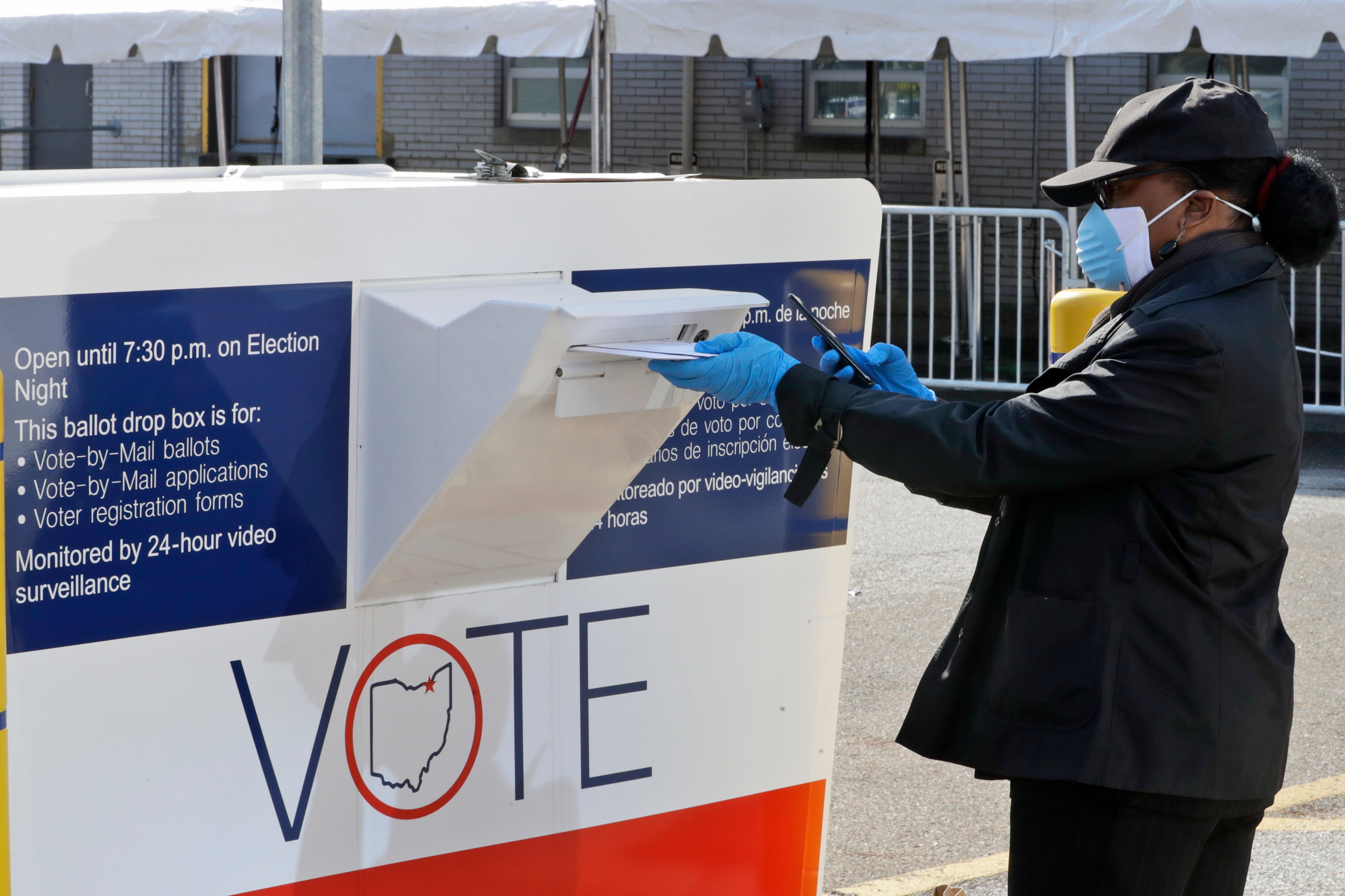 Elections 2020 Ohio Ballot Boxes