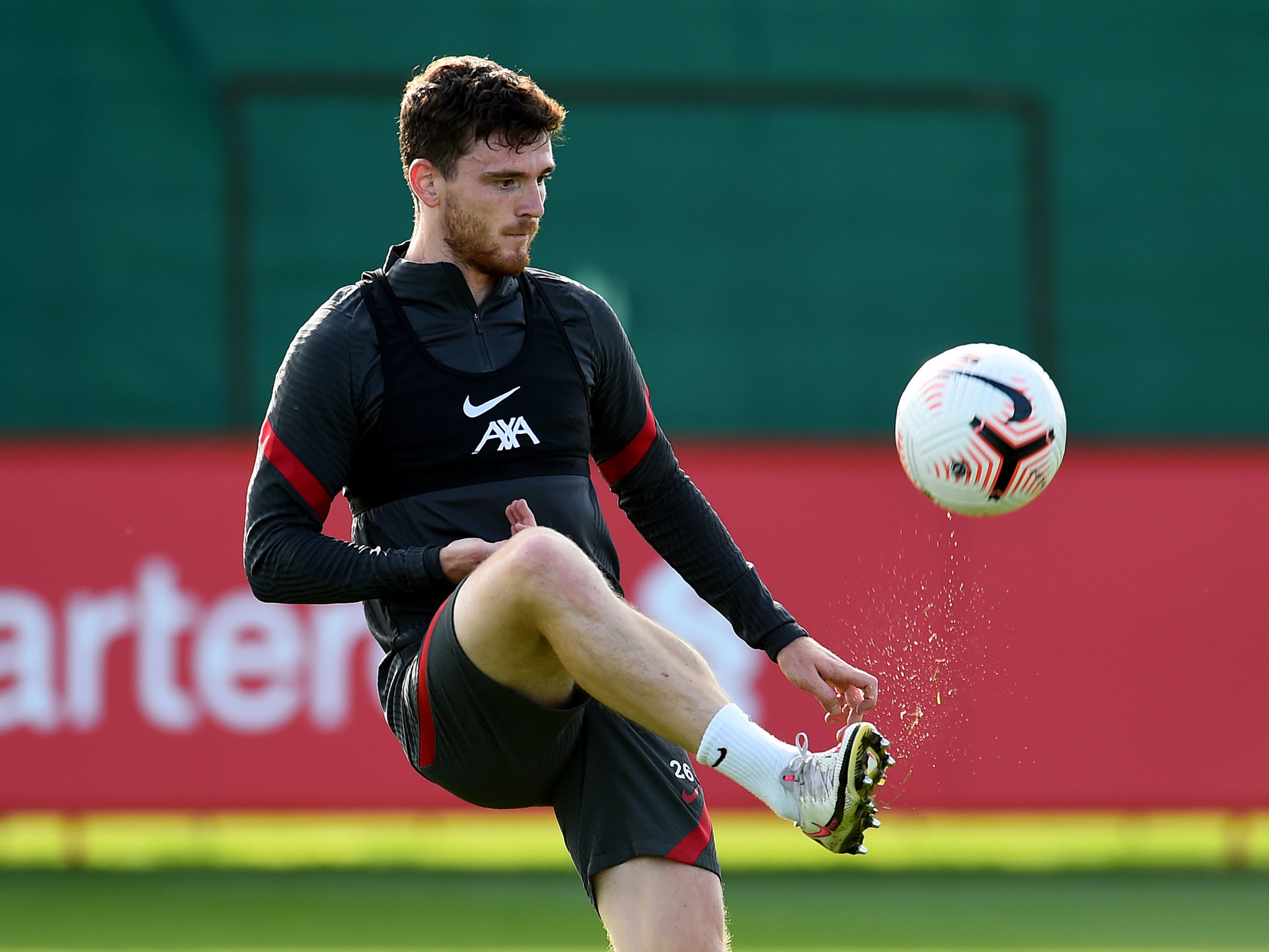 Liverpool full-back Andy Robertson