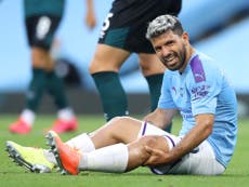 Sergio Aguero injury: Manchester City hit by fresh blow as striker could miss next two months