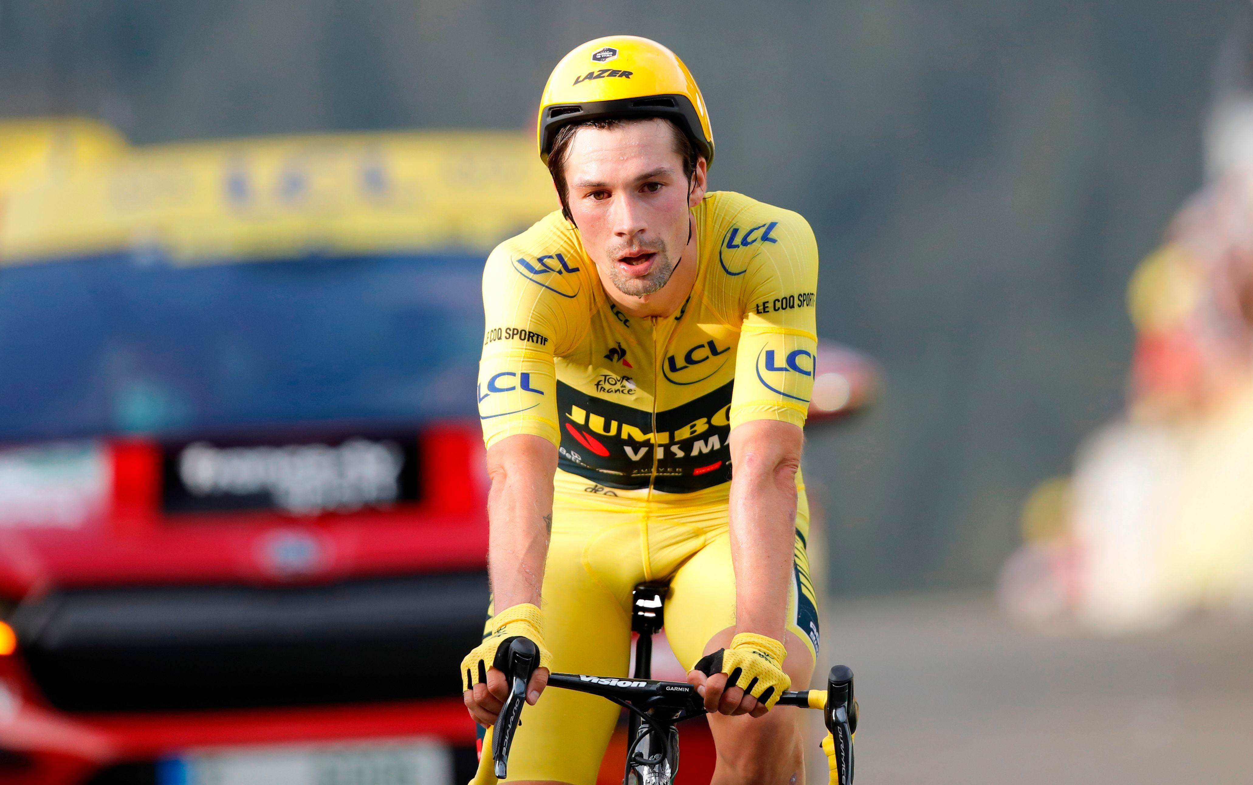 Primoz Roglic lost the yellow jersey on the final stage