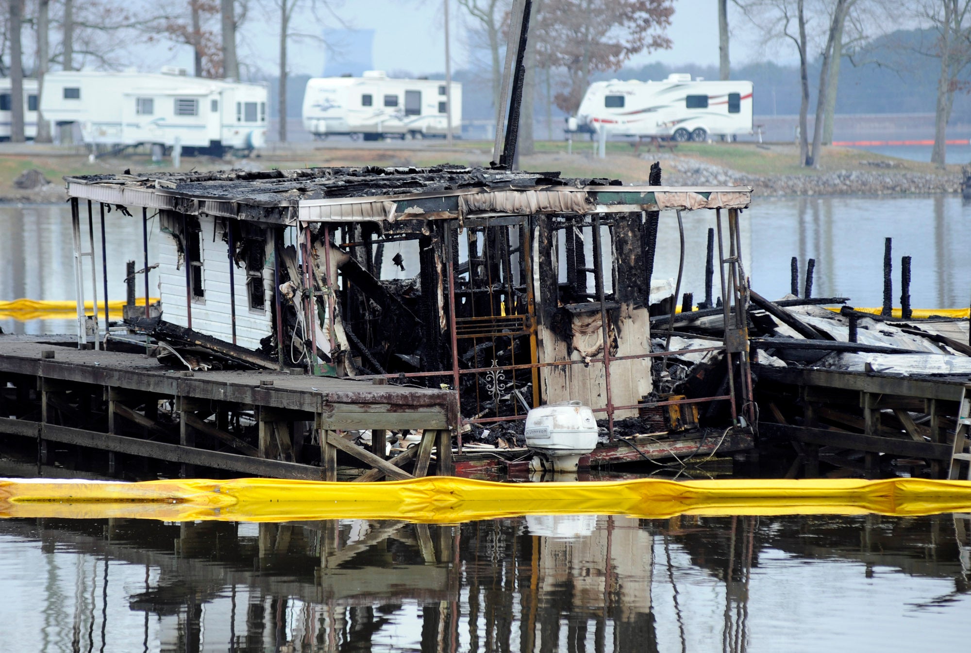 Alabama Boat Dock Fire