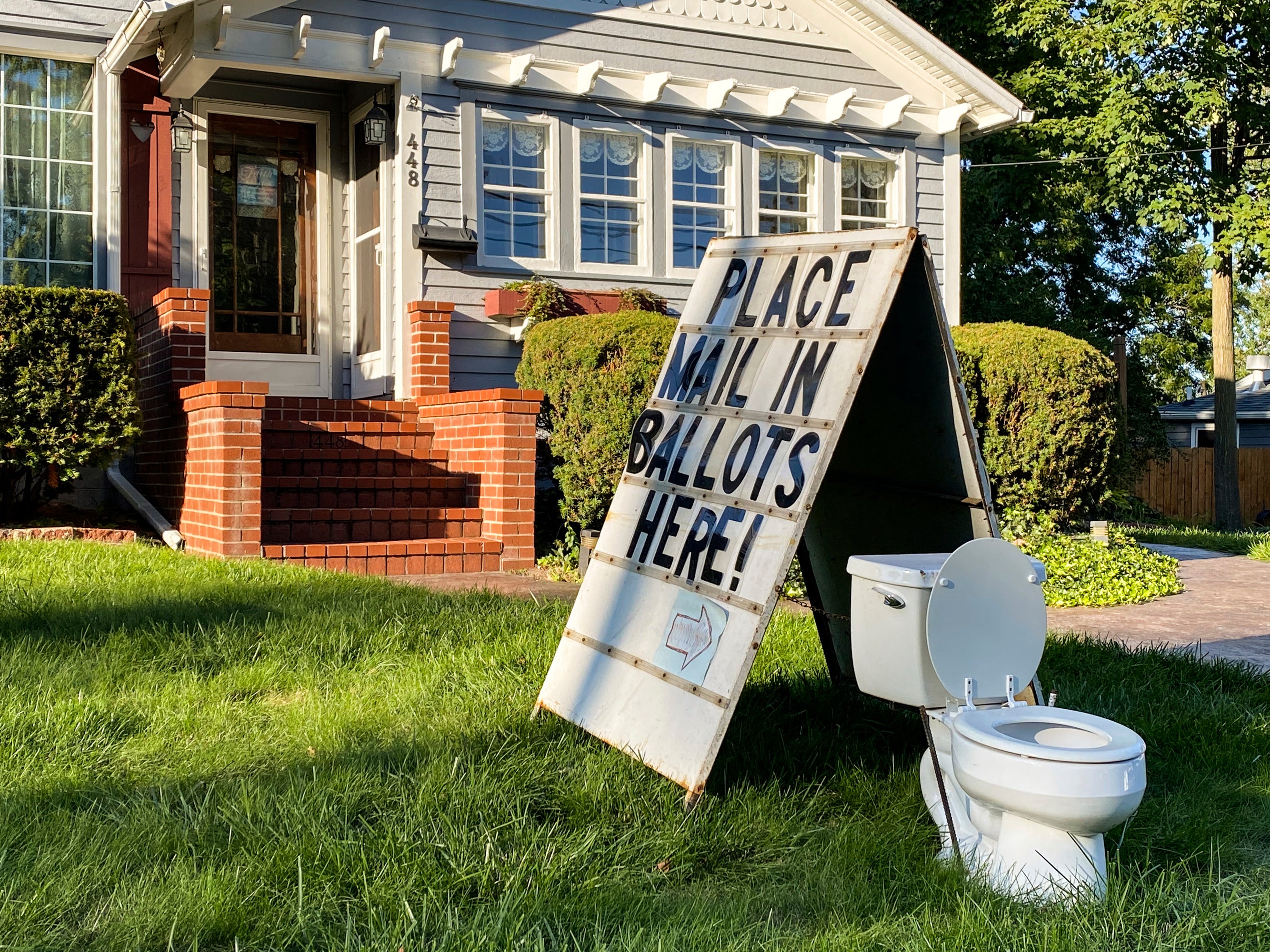 ODD Election 2020 Toilet Display