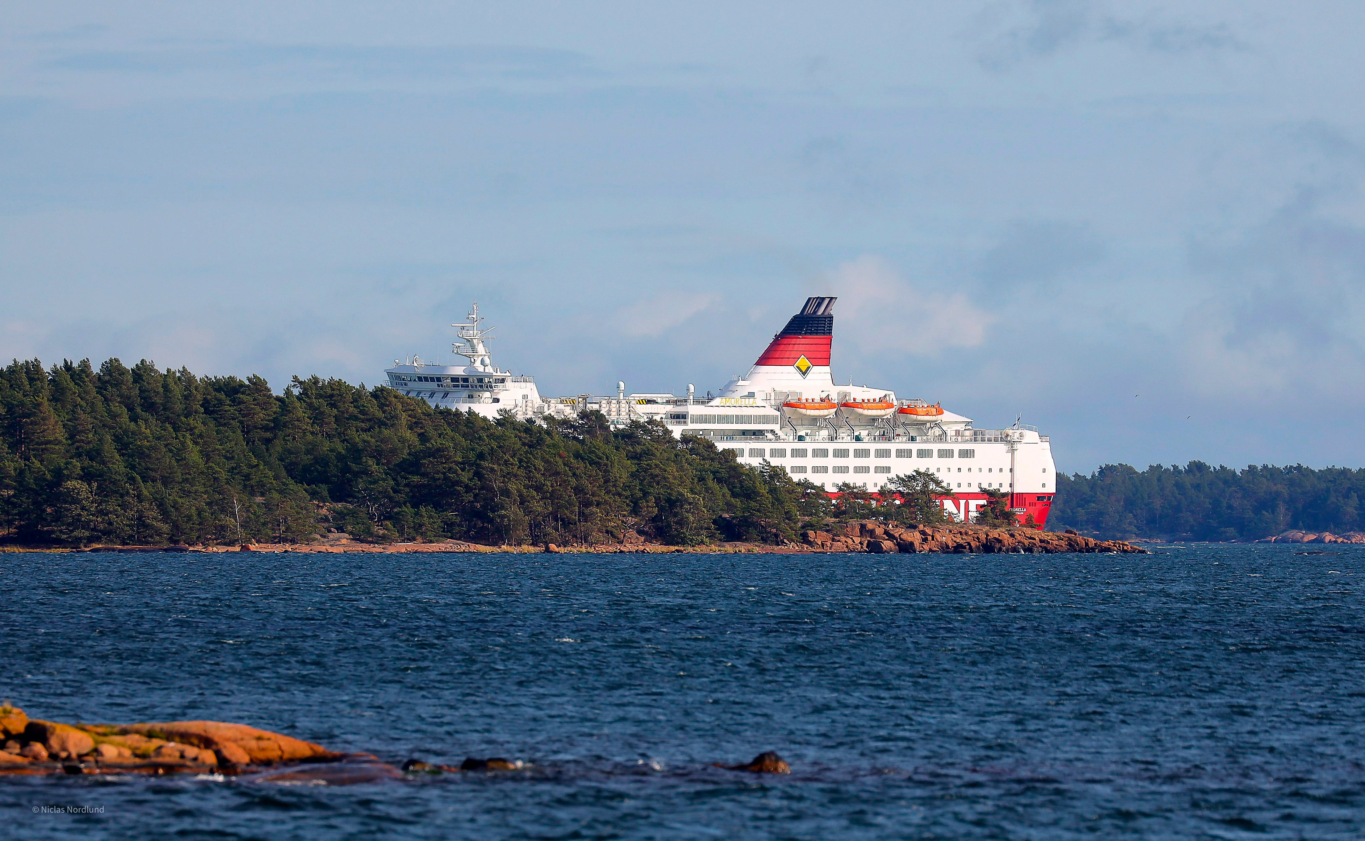 Finland Sweden Ferry Aground