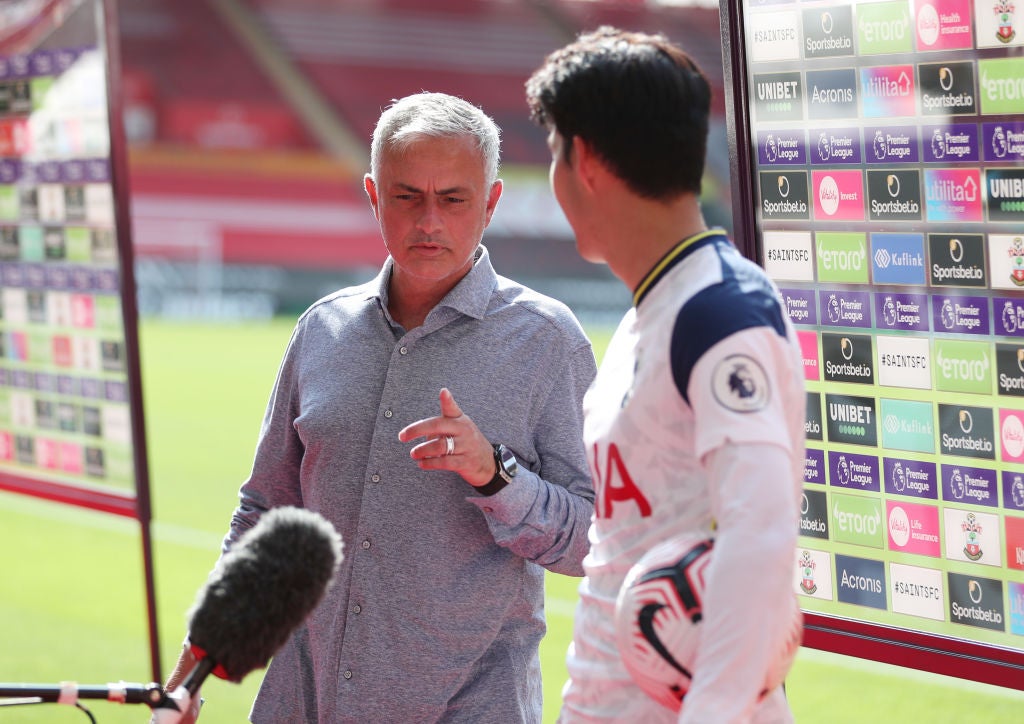 Mourinho praised Son and Kane