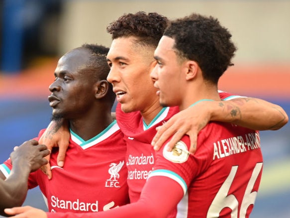 Sadio Mane of Liverpool celebrates