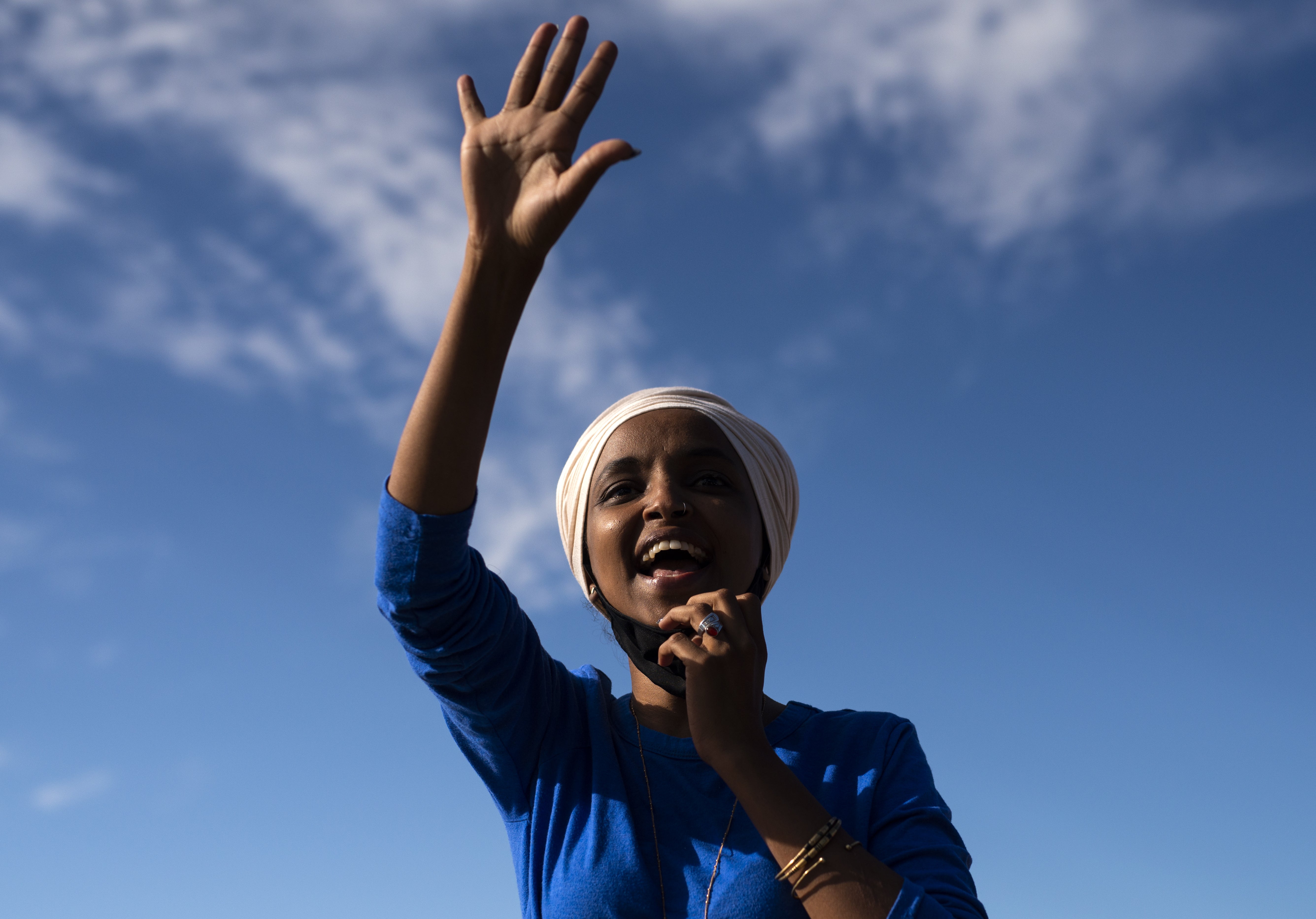 Representative Ilhan Omar responded to Donald Trump's criticism on Saturday