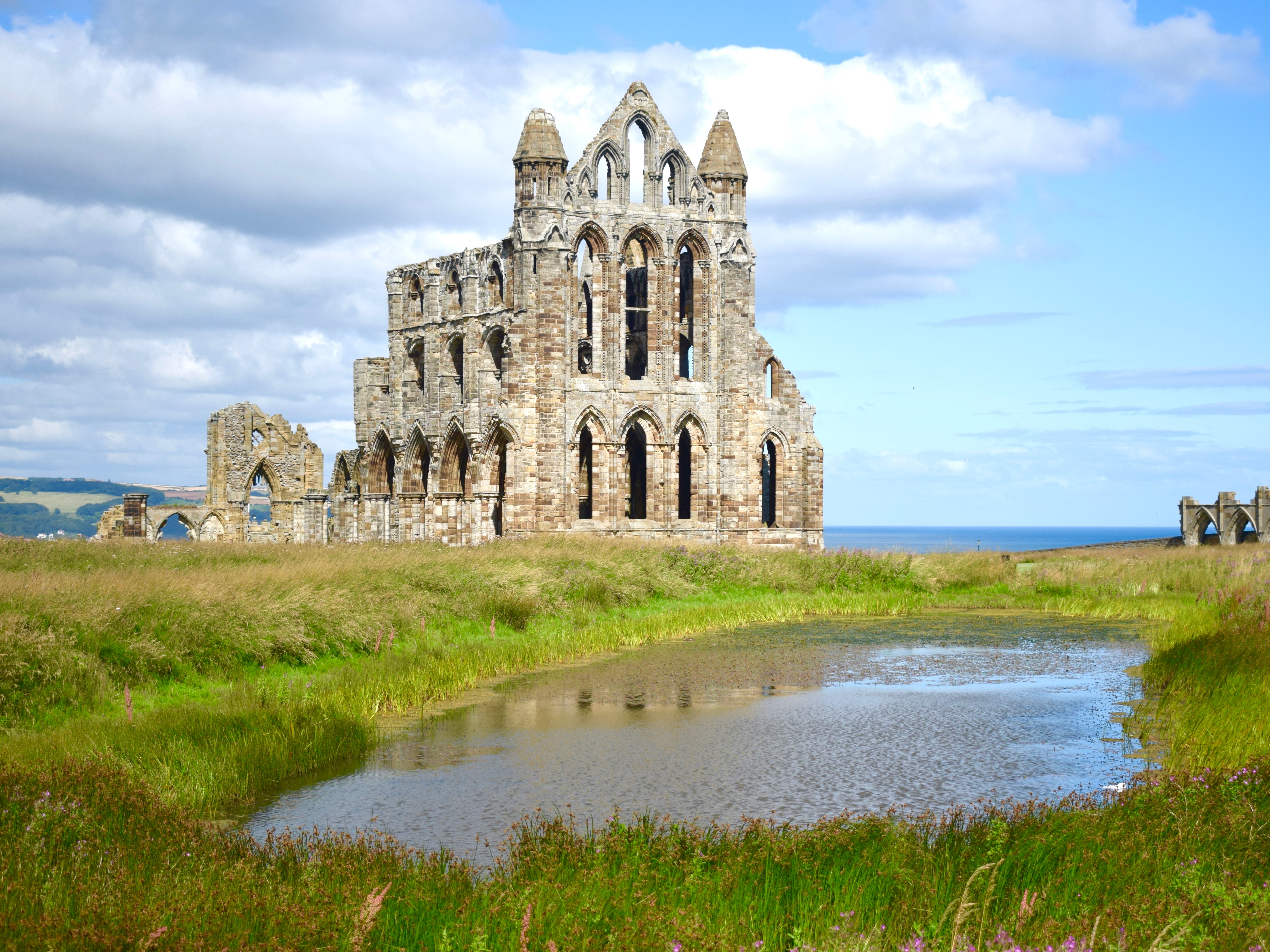 The spectral ruins of Whitby Abbey