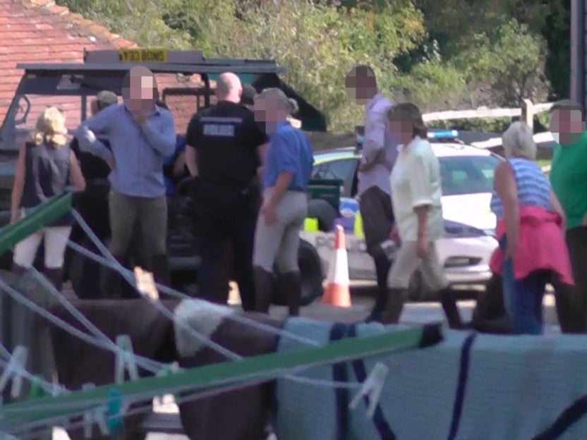 Police filmed ‘mixing with' hunt members two days after rule of six introduced