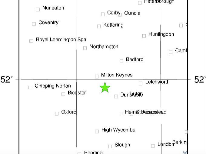 A 3.0-magnitude earthquake struck just north of Leighton Buzzard, Bedfordshire, around 9.30am on Tuesday, 22 September 2020