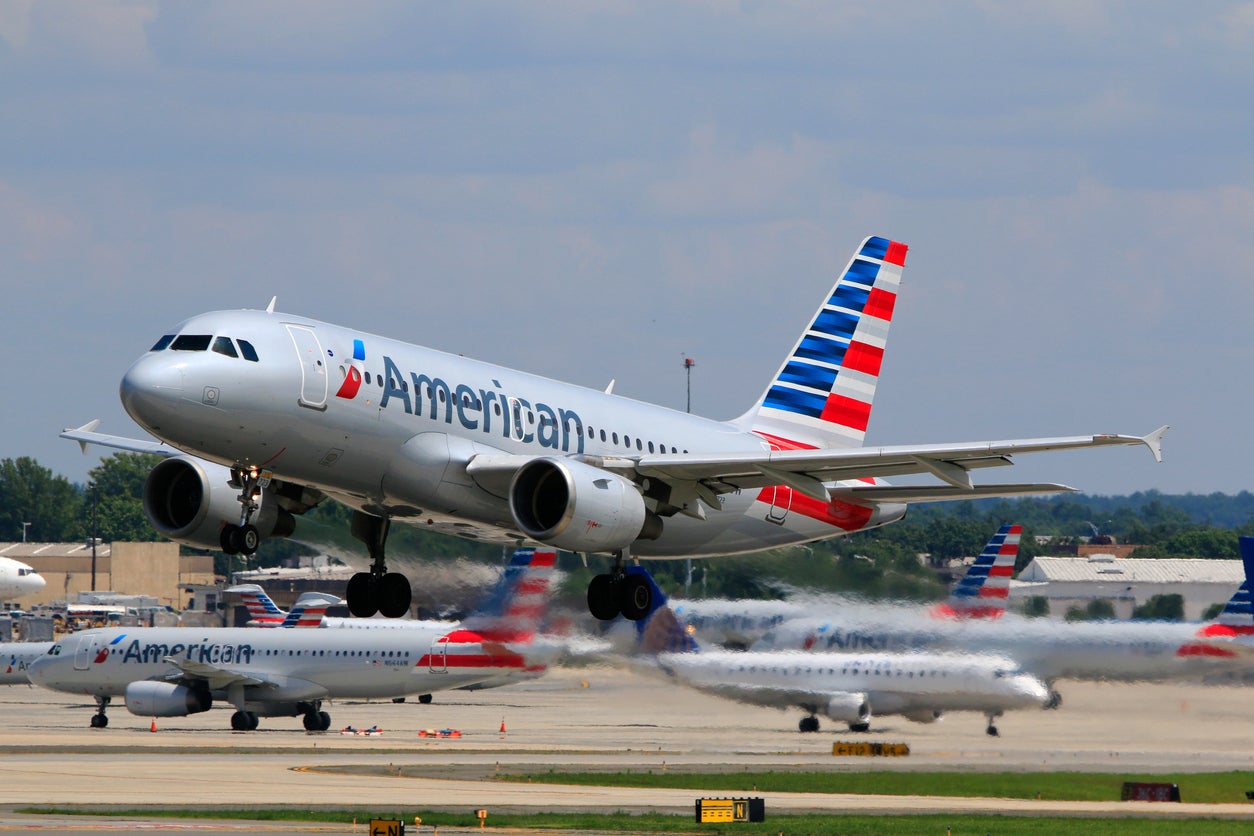 American Airlines requires all passengers over the age of two to wear a mask