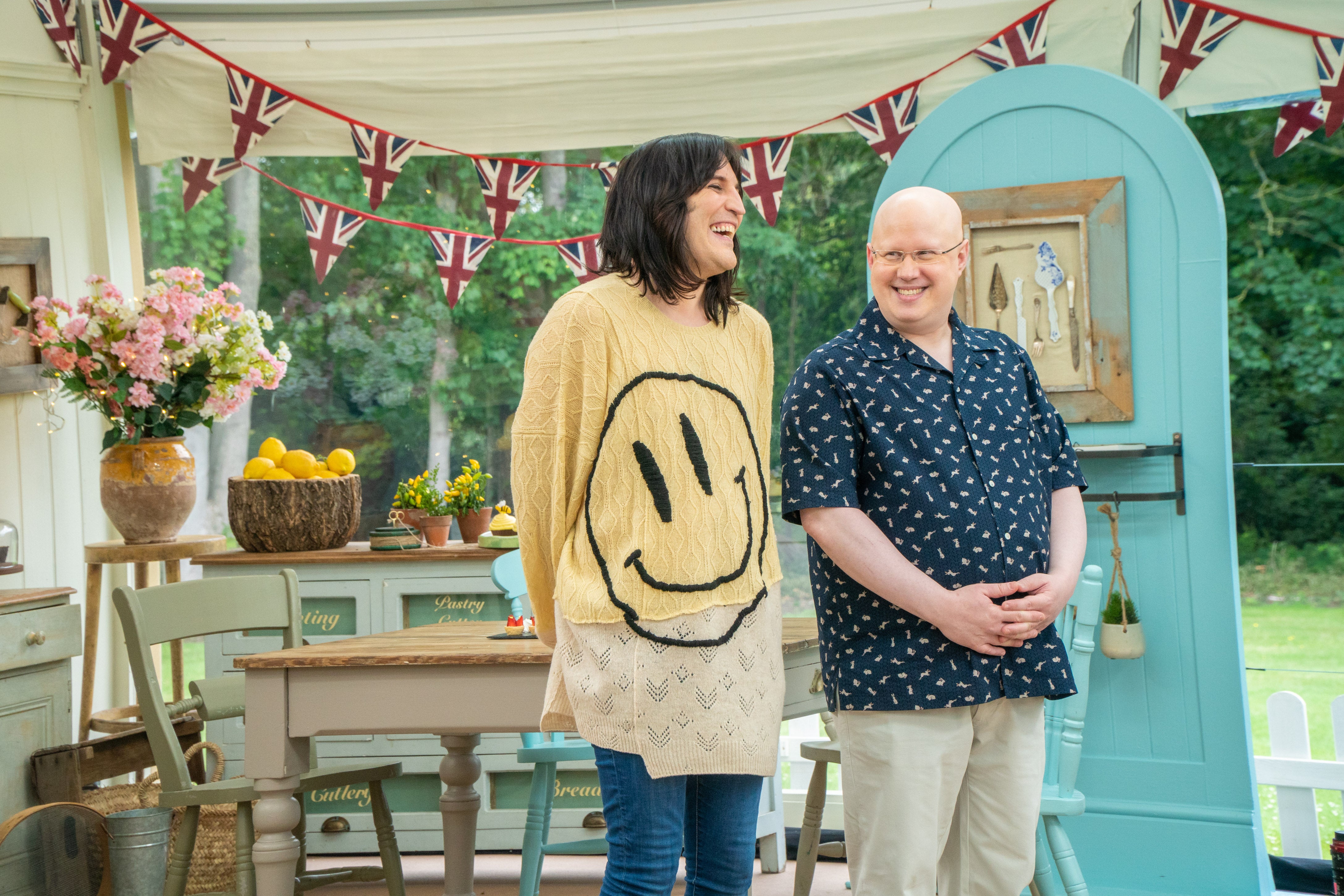 Noel Fielding and Matt Lucas on 'GBBO'